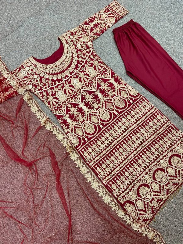 DHK 1341 DESIGNER EMBROIDERED SALWAR SUITS