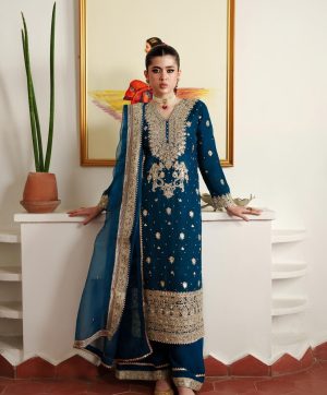 DHK 1344 DESIGNER PLAZZO SUITS WHOLESALE