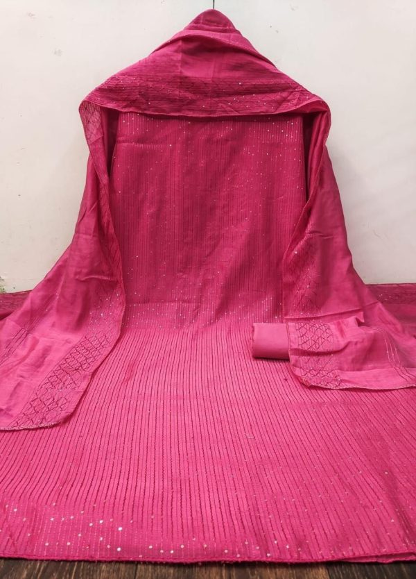 F 13 STUDIO DIABLE CHANDERI SUITS MATERIALS WHOLESALE