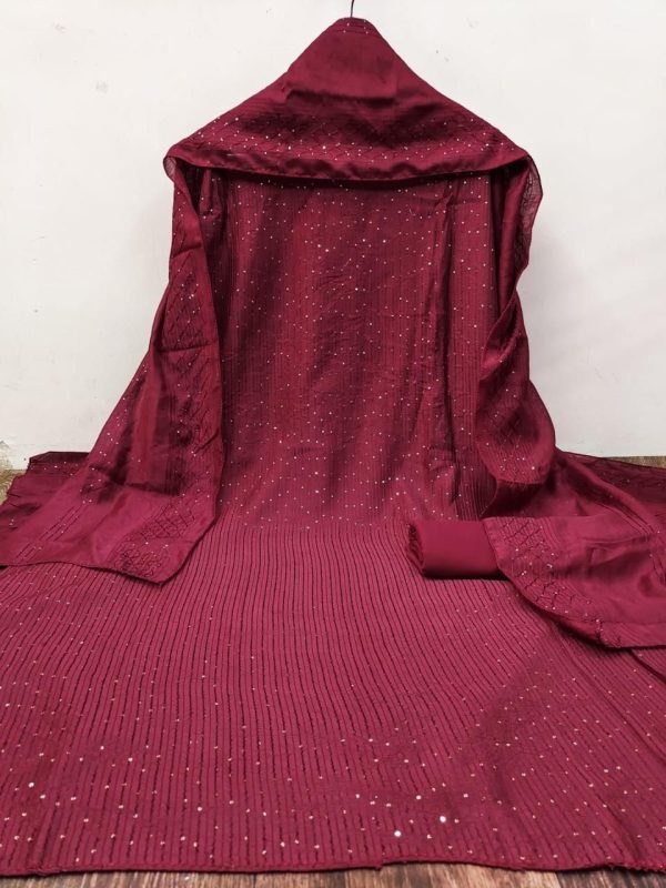 F 13 STUDIO DIABLE CHANDERI SUITS MATERIALS WHOLESALE