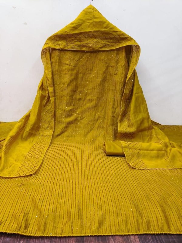 F 13 STUDIO DIABLE CHANDERI SUITS MATERIALS WHOLESALE