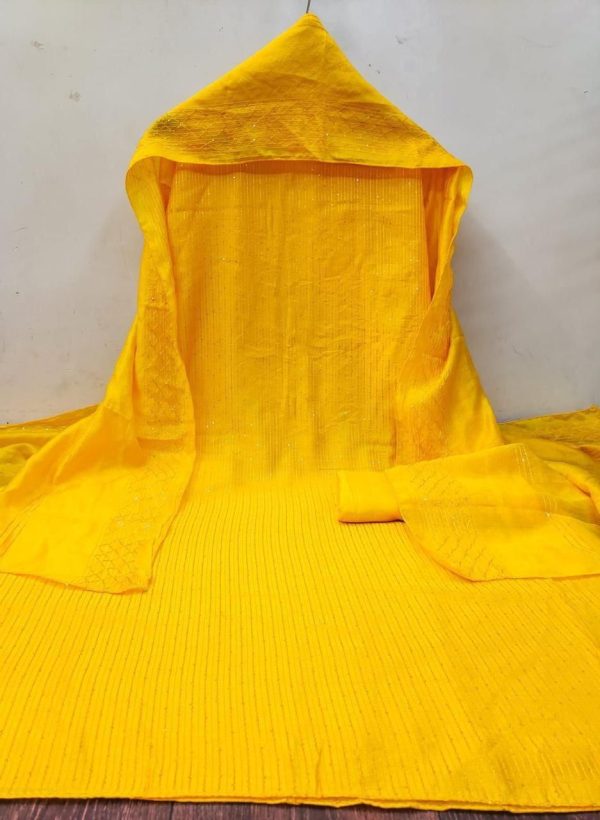 F 13 STUDIO DIABLE CHANDERI SUITS MATERIALS WHOLESALE