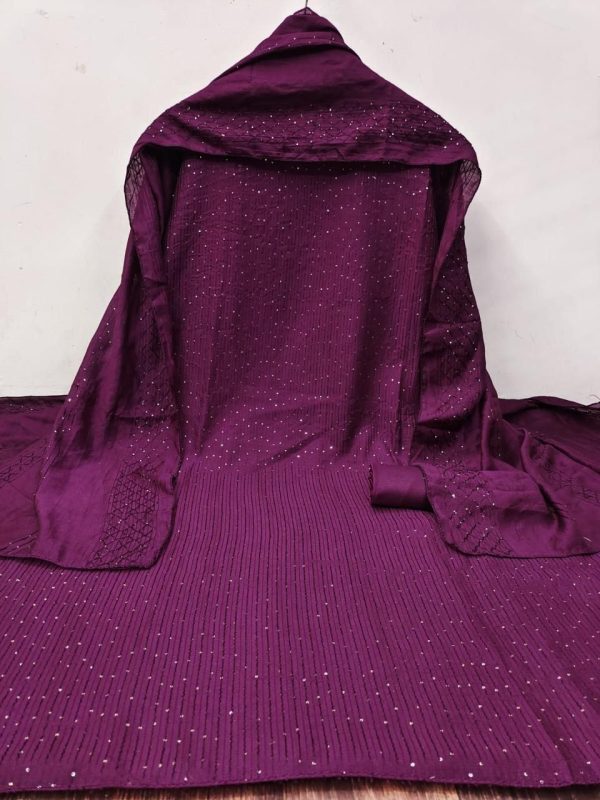 F 13 STUDIO DIABLE CHANDERI SUITS MATERIALS WHOLESALE