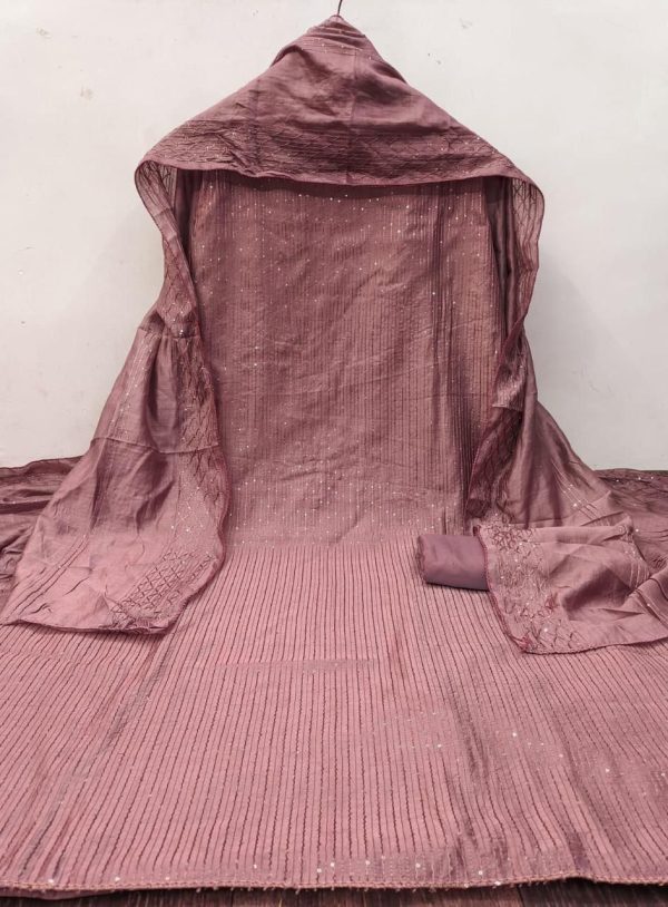 F 13 STUDIO DIABLE CHANDERI SUITS MATERIALS WHOLESALE