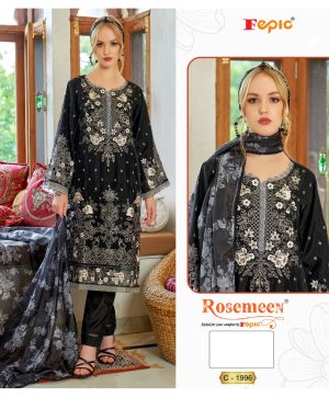 FEPIC C 1996 ROSEMEEN PAKISTANI SUITS IN INDIA