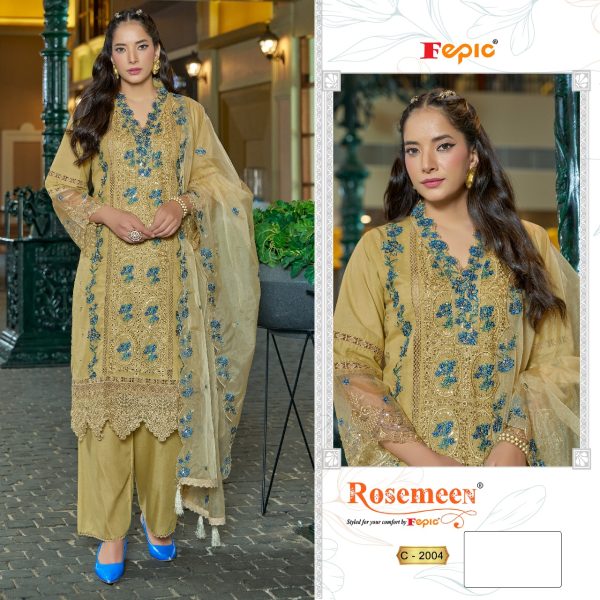 FEPIC C 2004 ROSEMEEN PAKISTANI SUITS WHOLESALE