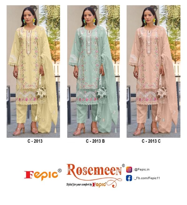 FEPIC C 2013 ROSEMEEN PAKISTANI SALWAR SUITS