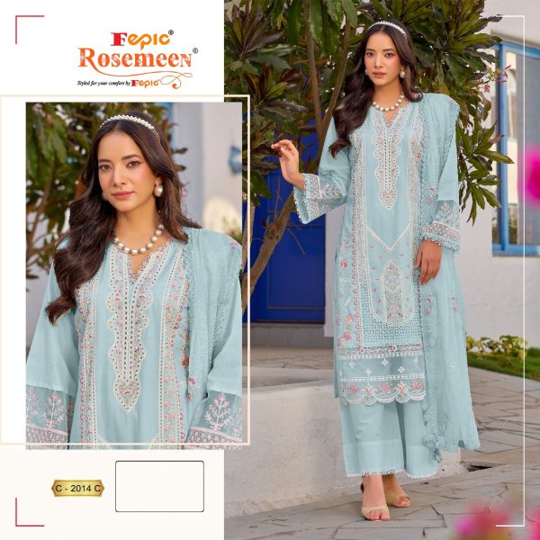 FEPIC C 2014 ROSEMEEN PAKISTANI SUITS WHOLESALE