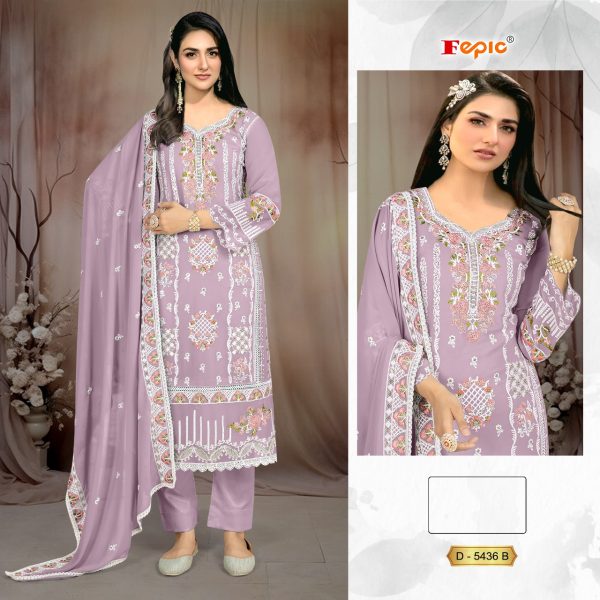 FEPIC D 5436 ROSEMEEN GEORGETTE PAKSITANI SUITS