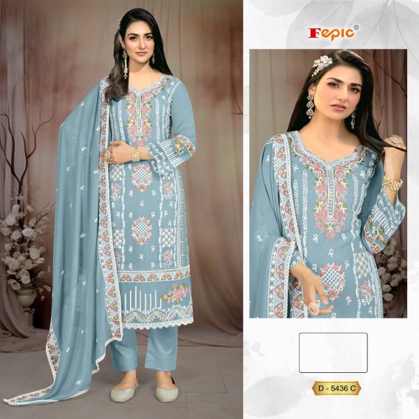 FEPIC D 5436 ROSEMEEN GEORGETTE PAKSITANI SUITS