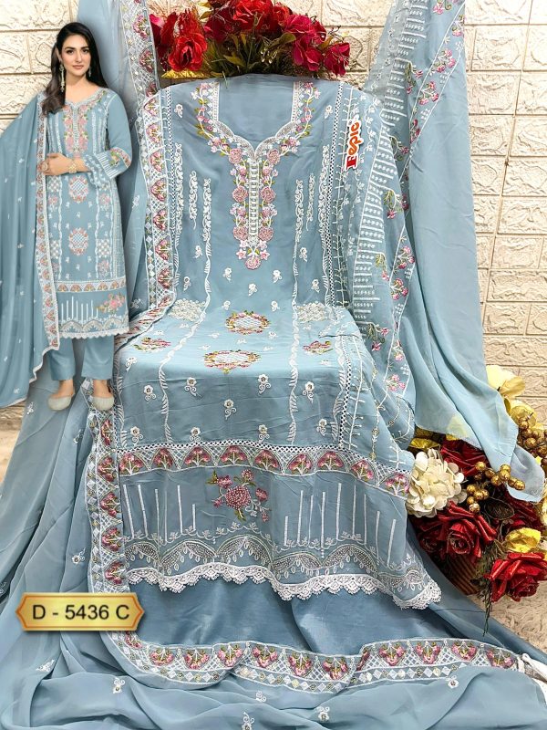 FEPIC D 5436 ROSEMEEN GEORGETTE PAKSITANI SUITS