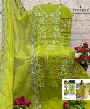 FLORENT 1044 COTTON PAKISTANI SUITS WHOLESALE