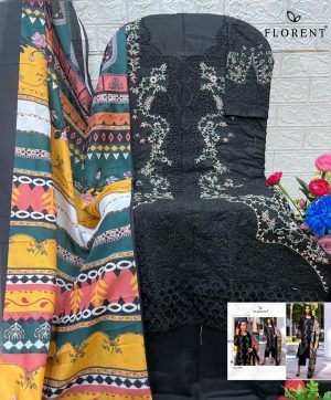 FLORENT 1045 COTTON EMBROIDERED PAKISTANI SUITS