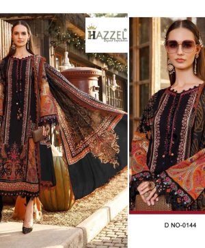 HAZZEL 0144 COTTON PAKISTANI SUITS IN INDIA