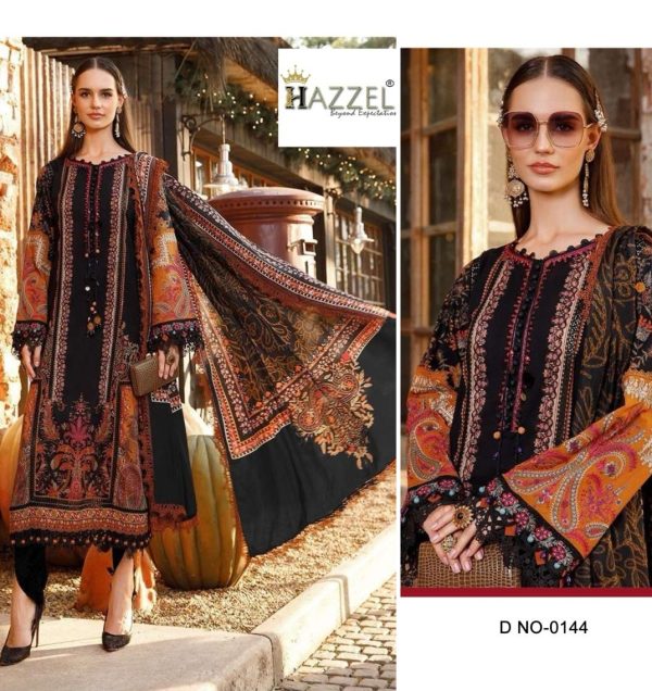 HAZZEL 0144 COTTON PAKISTANI SUITS IN INDIA