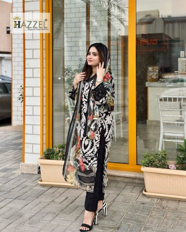 HAZZEL 0307 COTTON PAKISTANI SUITS WHOLESALE