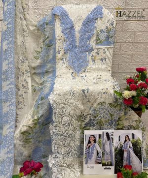 HAZZEL 0309 COTTON PAKISTANI SALWAR SUITS