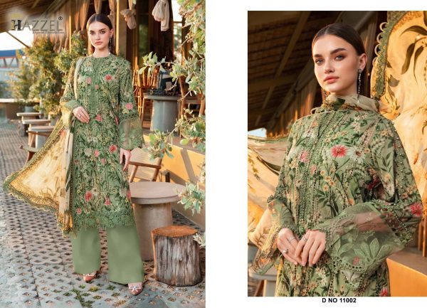 HAZZEL 11002 COTTON PAKISTANI SUITS WHOLESALE