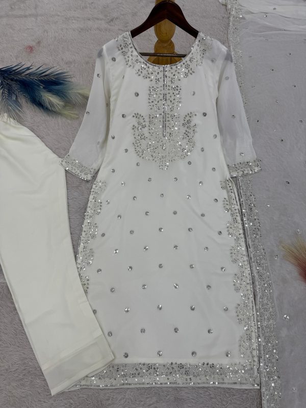 HK 1697 TRENDING EMBROIDERED SALWAR SUITS