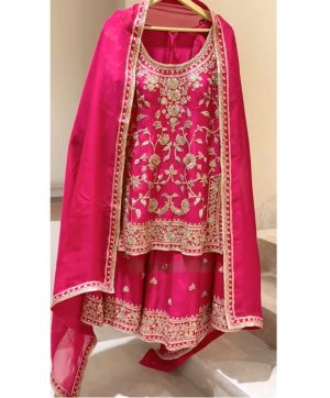 HK 1698 DESIGNER PLAZZO SUITS WHOLESALE