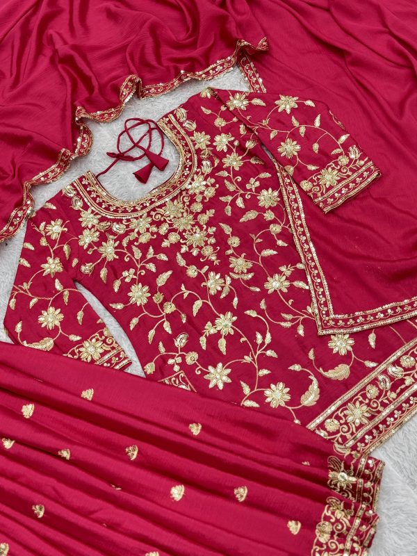 HK 1698 DESIGNER PLAZZO SUITS WHOLESALE