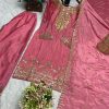 HK 1700 DESIGNER CHINON SILK PLAZZO SUITS WHOLESALE