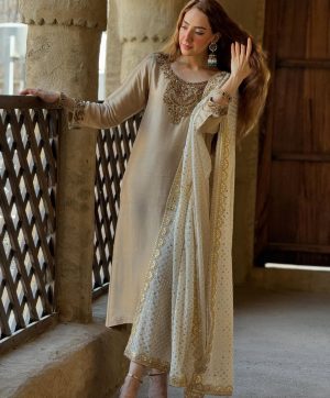 HK 1701 DESIGNER EMBROIDERY SEQUENCE WORK KURTI