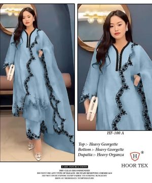 HOOR TEX HF 100 A READYMADE GEORGETTE SALWAR SUITS