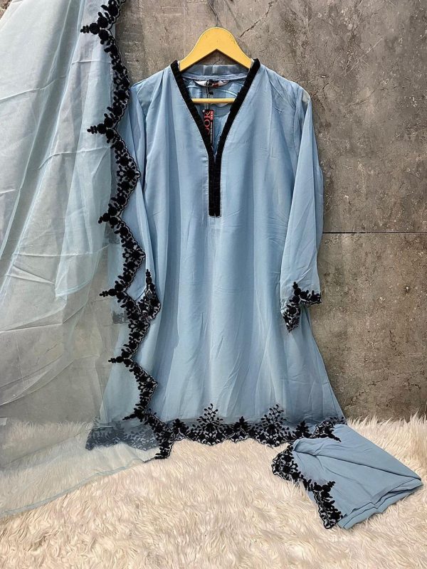 HOOR TEX HF 100 A READYMADE GEORGETTE SALWAR SUITS