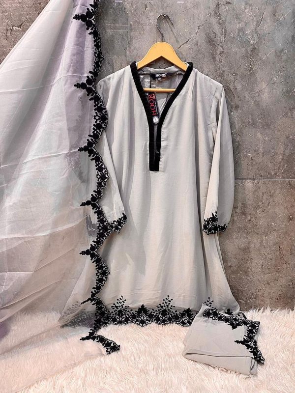 HOOR TEX HF 100 D READYMADE GEORGETTE SALWAR SUITS