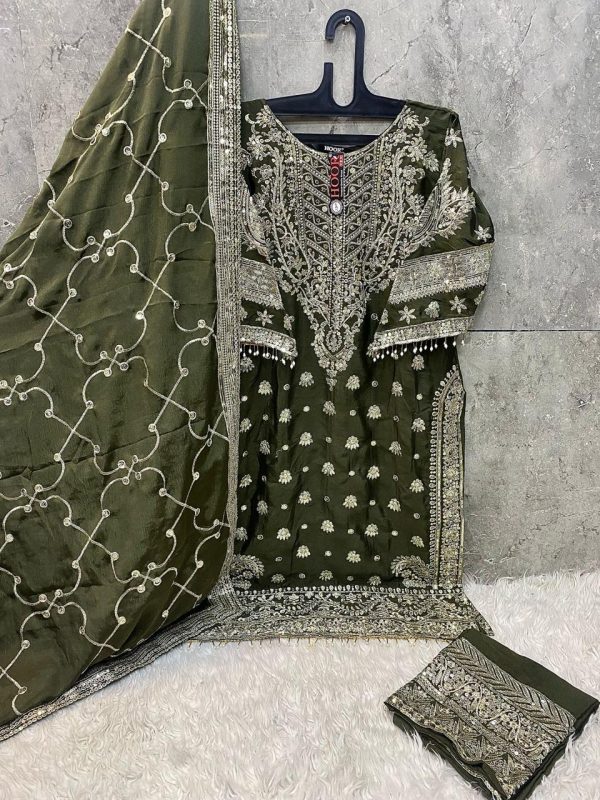 HOOR TEX HF 134 A B C D READYMADE SALWAR SUITS