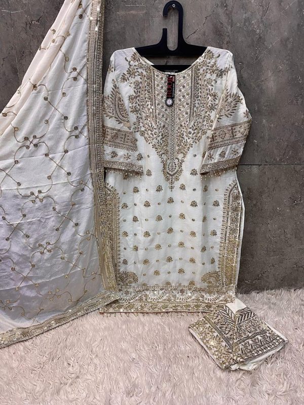 HOOR TEX HF 134 A B C D READYMADE SALWAR SUITS