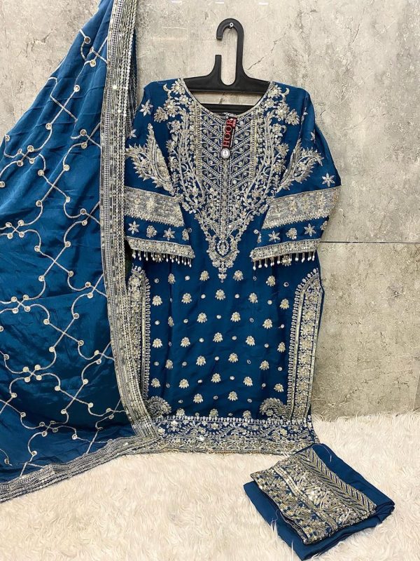 HOOR TEX HF 134 A B C D READYMADE SALWAR SUITS