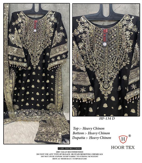 HOOR TEX HF 134 A B C D READYMADE SALWAR SUITS