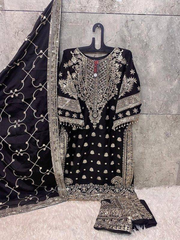 HOOR TEX HF 134 A B C D READYMADE SALWAR SUITS