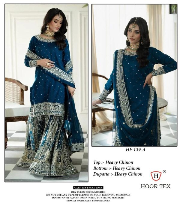 HOOR TEX HF 139 A READYMADE PAKISTANI SUITS IN INDIA