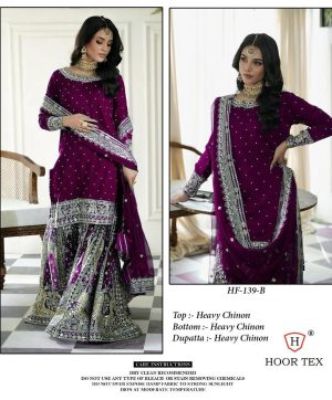 HOOR TEX HF 139 B READYMADE PAKISTANI SUITS IN INDIA