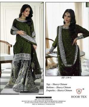 HOOR TEX HF 139 C READYMADE PAKISTANI SUITS IN INDIA