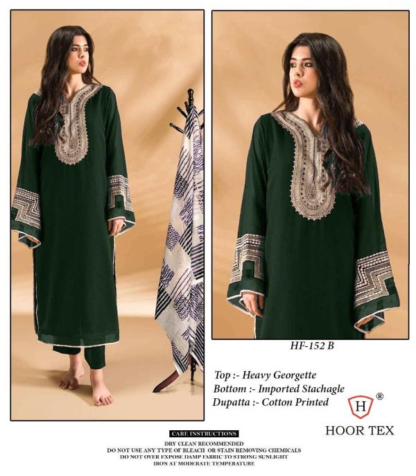 HOOR TEX HF 152 A B C D READYMADE GEORGETTE SUITS
