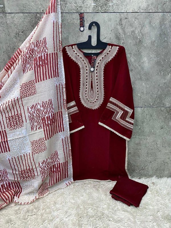 HOOR TEX HF 152 A B C D READYMADE GEORGETTE SUITS