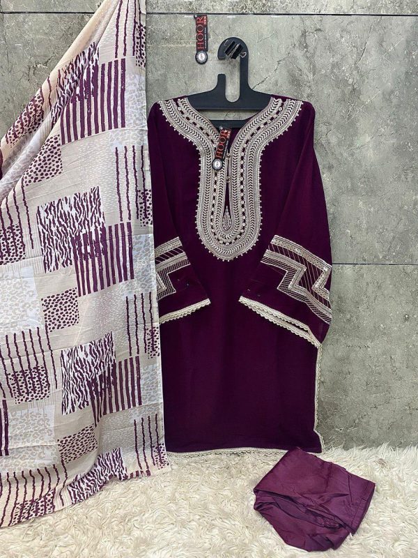 HOOR TEX HF 152 A B C D READYMADE GEORGETTE SUITS