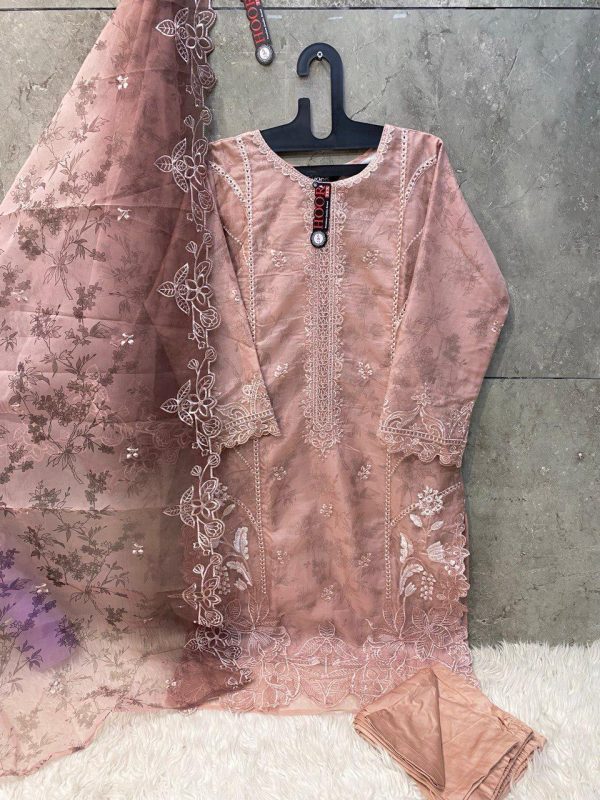 HOOR TEX HF 162 A B C D READYMADE ORGANZA SUITS