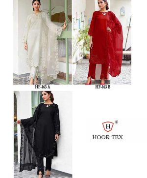 HOOR TEX HF 163 A B C READYMADE PAKISTANI SUITS