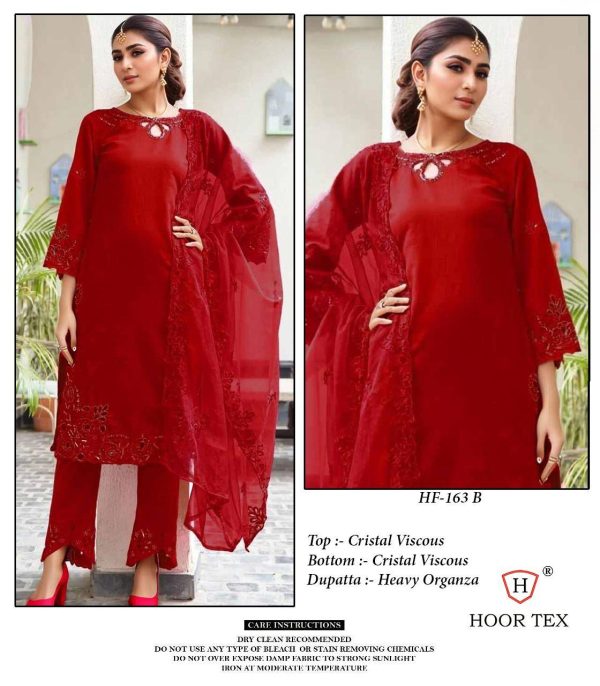HOOR TEX HF 163 A B C READYMADE PAKISTANI SUITS