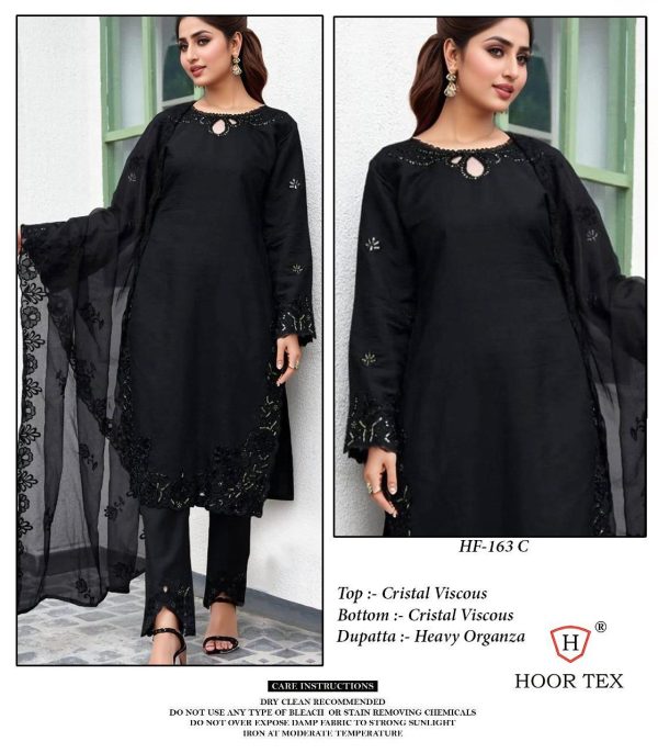 HOOR TEX HF 163 A B C READYMADE PAKISTANI SUITS