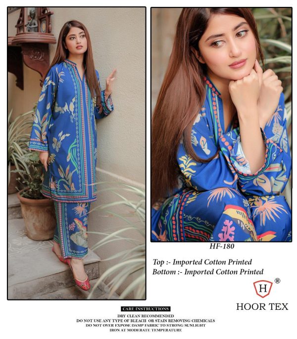 HOOR TEX HF 180 READYMADE COTTON SALWAR SUITS