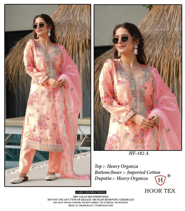 HOOR TEX HF 182 A READYMADE PAKISTANI SUITS