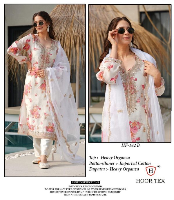 HOOR TEX HF 182 B READYMADE PAKISTANI SUITS