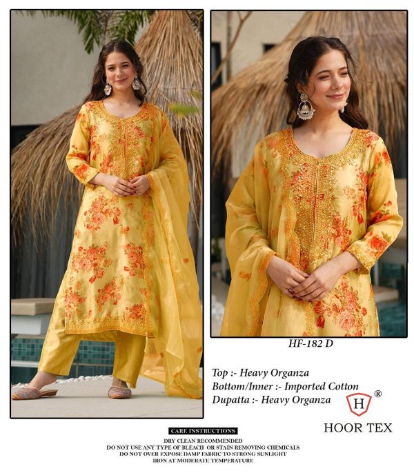 HOOR TEX HF 182 D READYMADE PAKISTANI SUITS
