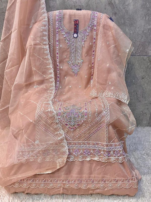 HOOR TEX OR 59 A B C D ORGANZA PAKISTANI SUITS